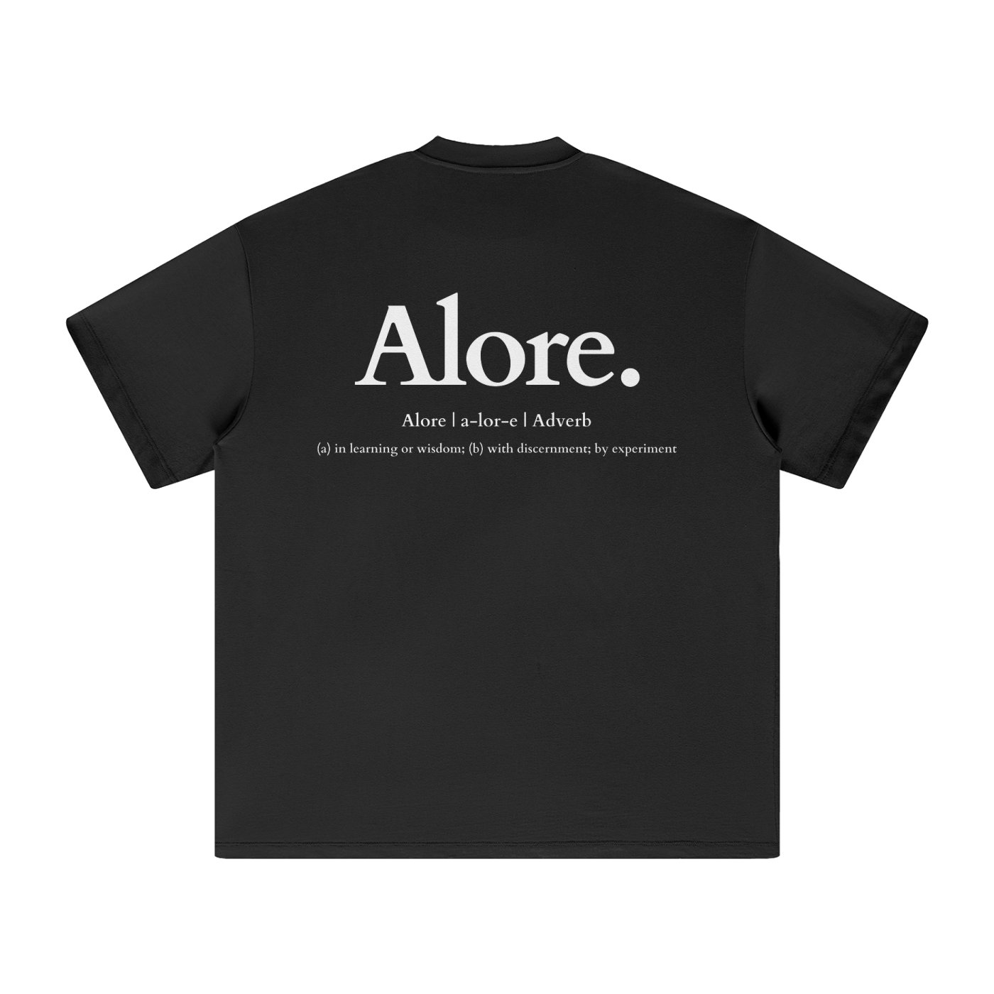 Alore Logo Tee - Black