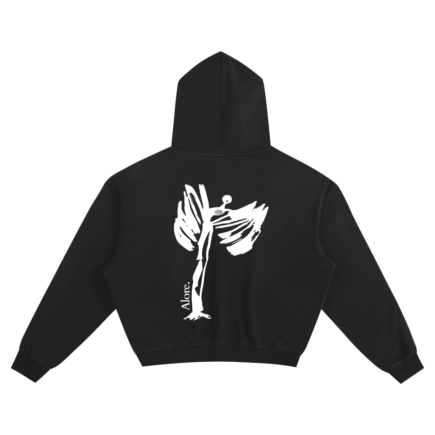 Angel Boxy Washed Hoodie