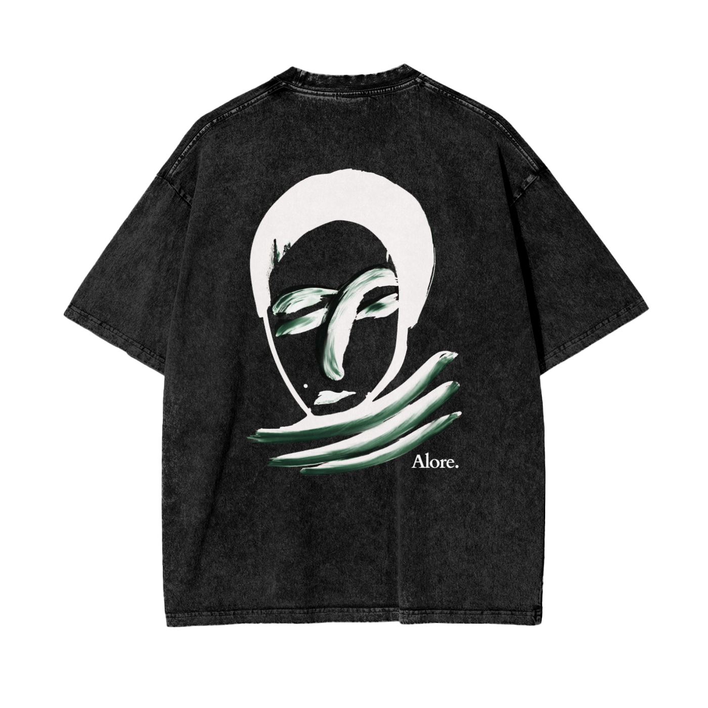 Grey Washed 'Ana' Tee - Oversized ONLINE EXCLUSIVE