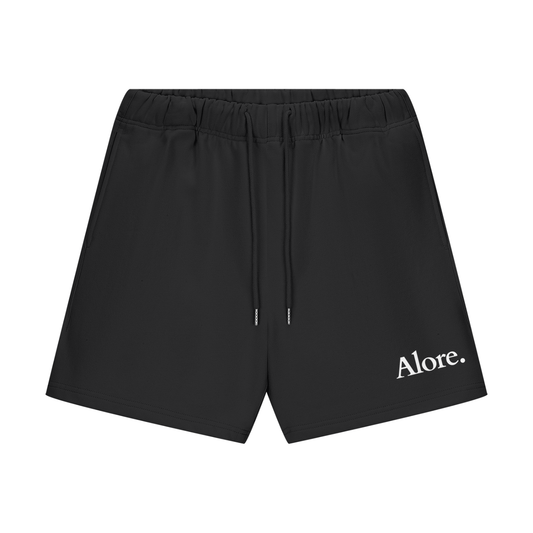 Classic Black Logo Shorts